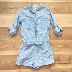 Denim & Supply Ralph Lauren Women's Lake Front Linen Romper Size Small Beachy